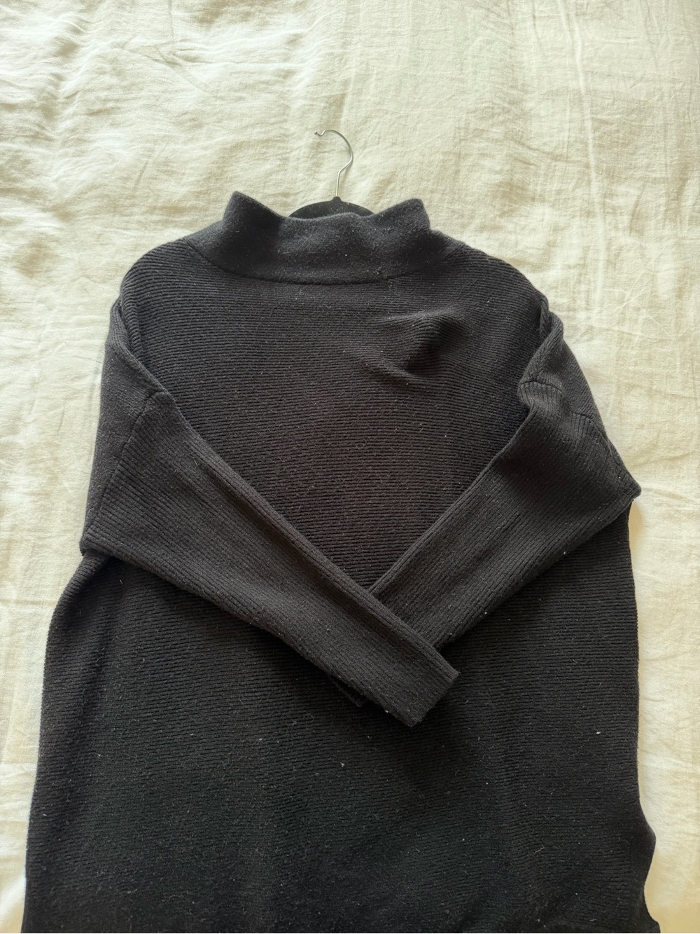 Black Women's Turtleneck Sweater